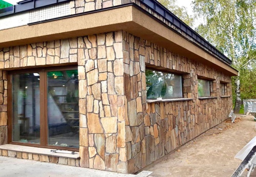 Плитняк кора дерева для фасада купить в Екатеринбурге