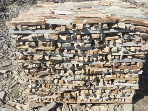 Горбушка златолит золотистый для облицовки купить в Екатеринбурге