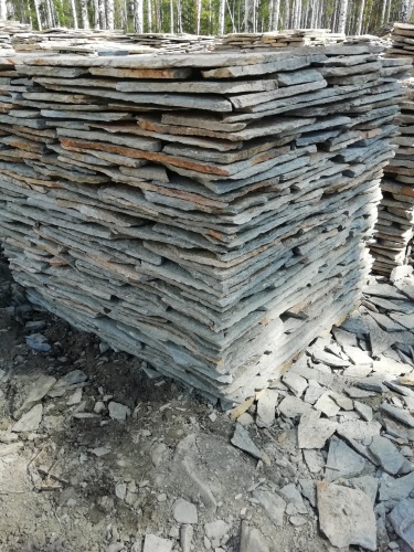 Плитняк златолит Уральский для цоколя, отмостки купить в Екатеринбурге