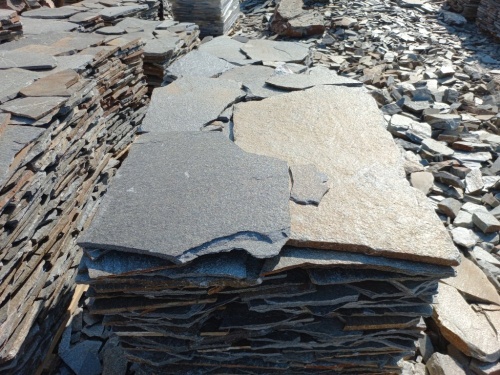 Плитняк серицит облицовочный 10-20мм купить в Екатеринбурге