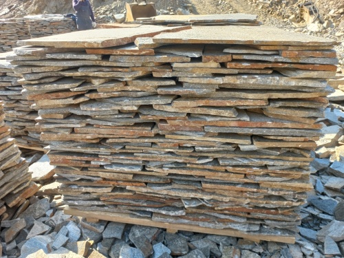 Плитняк серицит облицовочный 10-20мм купить в Екатеринбурге