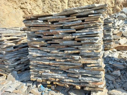 Плитняк серицит облицовочный 10-20мм купить в Екатеринбурге